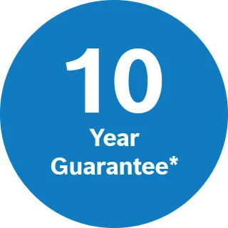 Up to 10 year guarantee on Worcester Bosch boiler installations