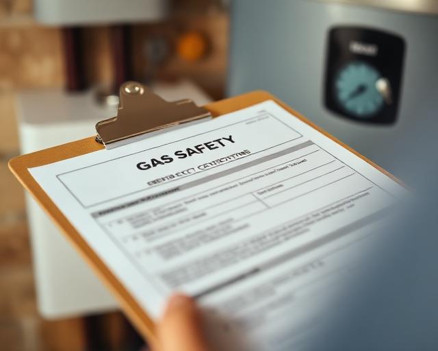 Gas safety certificate for landlord compliance